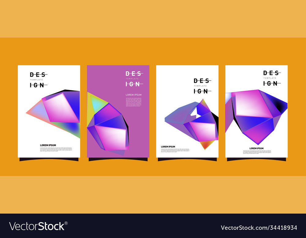 Simple colorful abstract geometric background