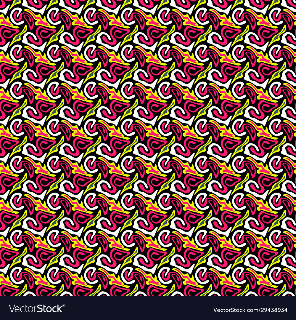 Small geometric objects color abstract seamless