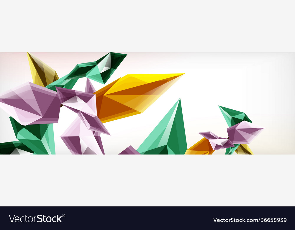 3d triangles and pyramids abstract vector image 3d triangles and pyramids abstract