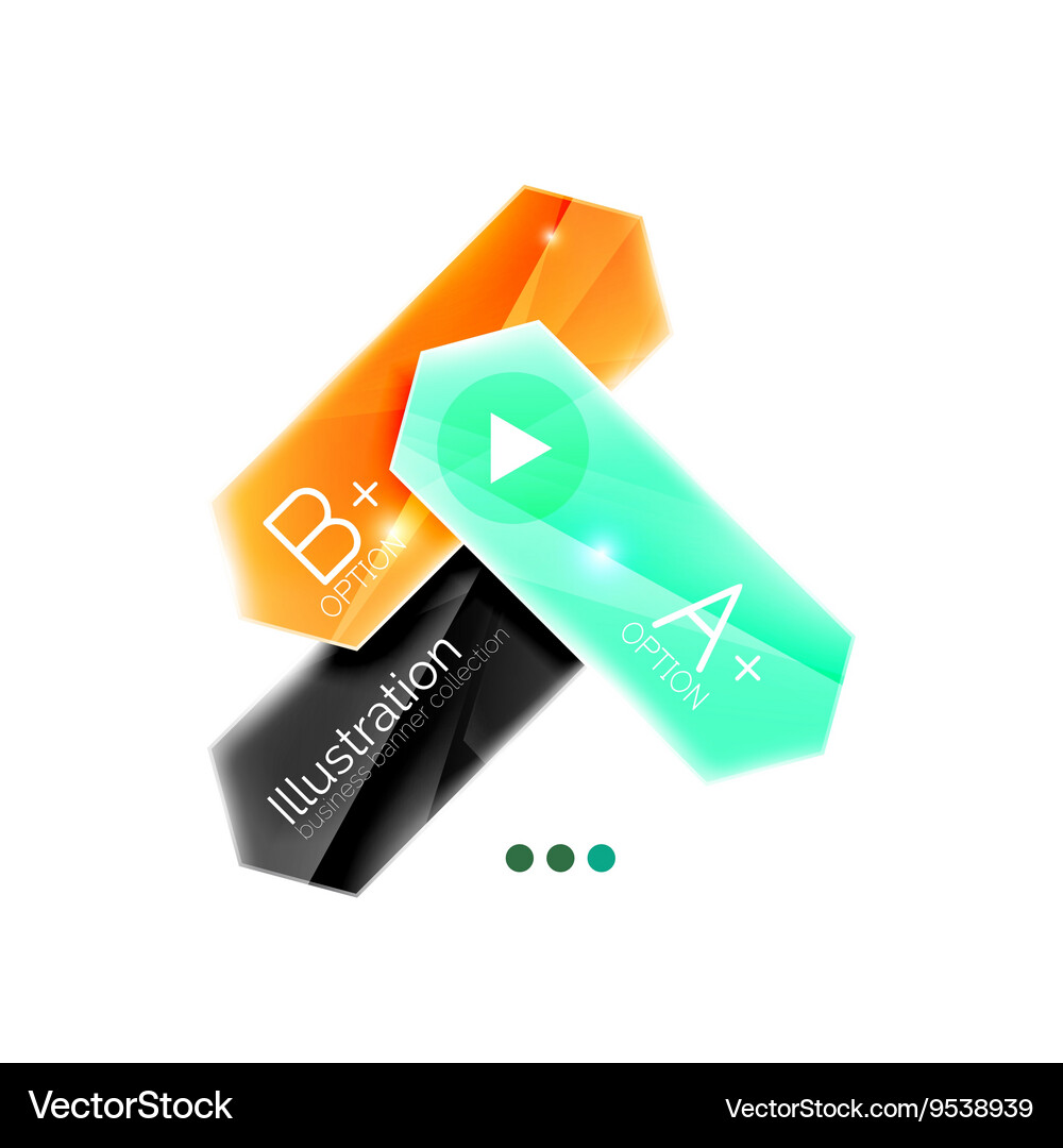 Arrow infographics element Royalty Free Vector Image