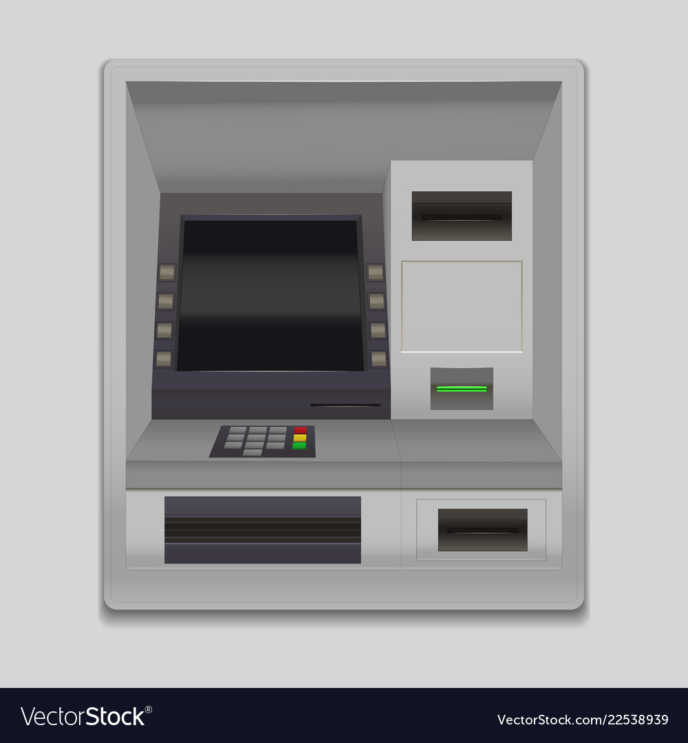 ATM Machine Interface 3D