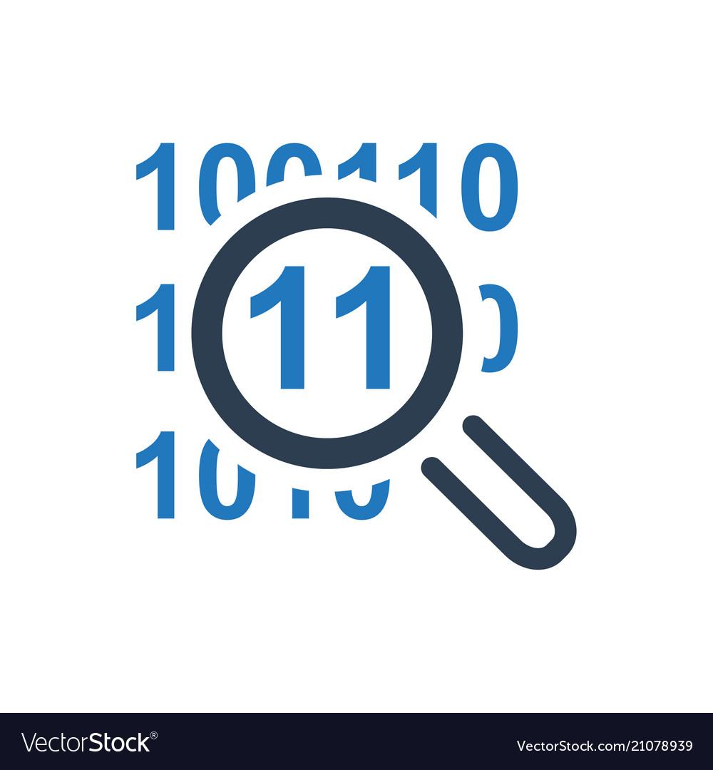 Binary Data Finder Icon