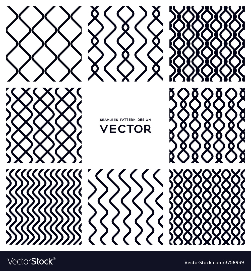 Set of seamless patterns