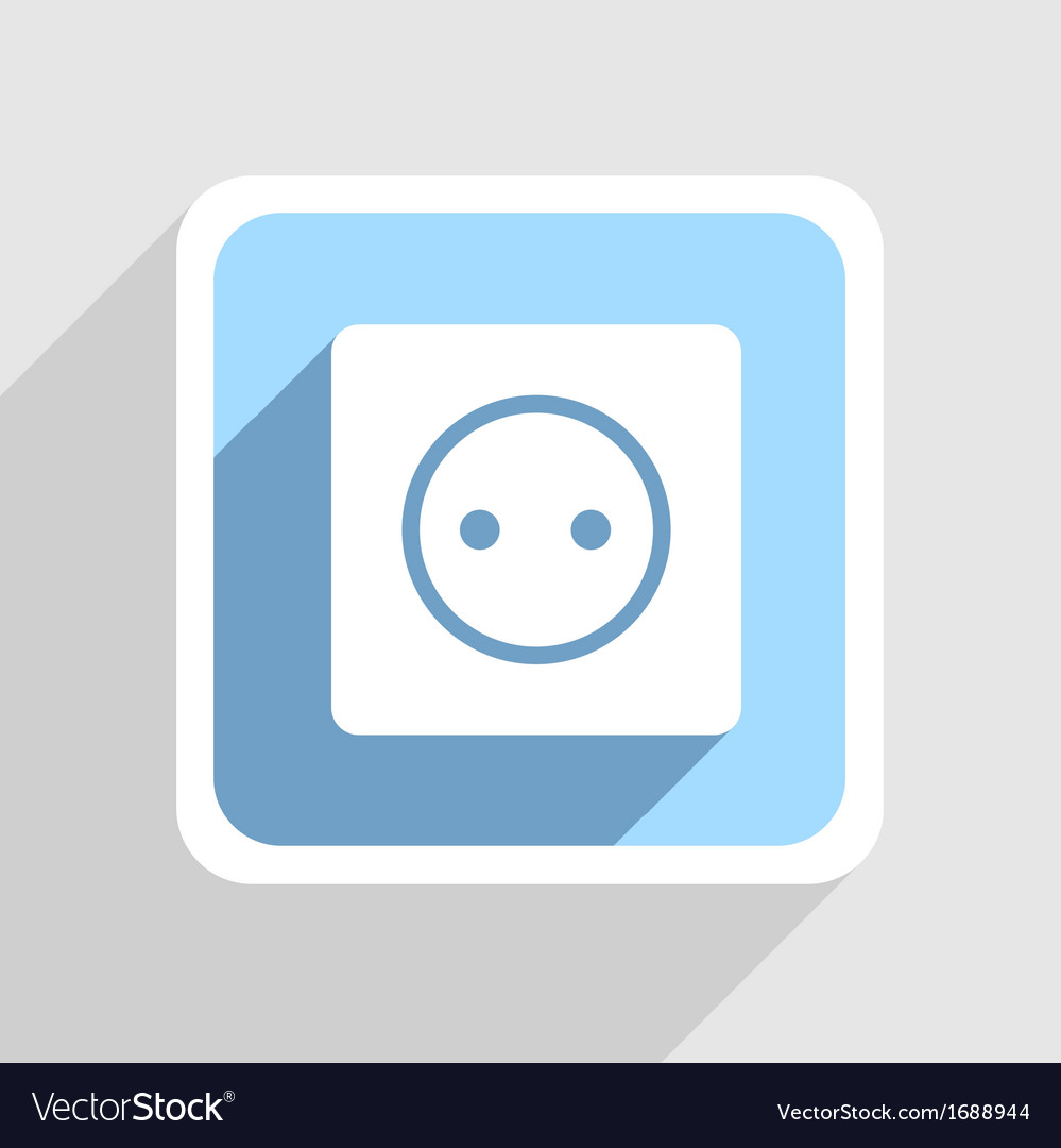 Blue icon on gray background eps10