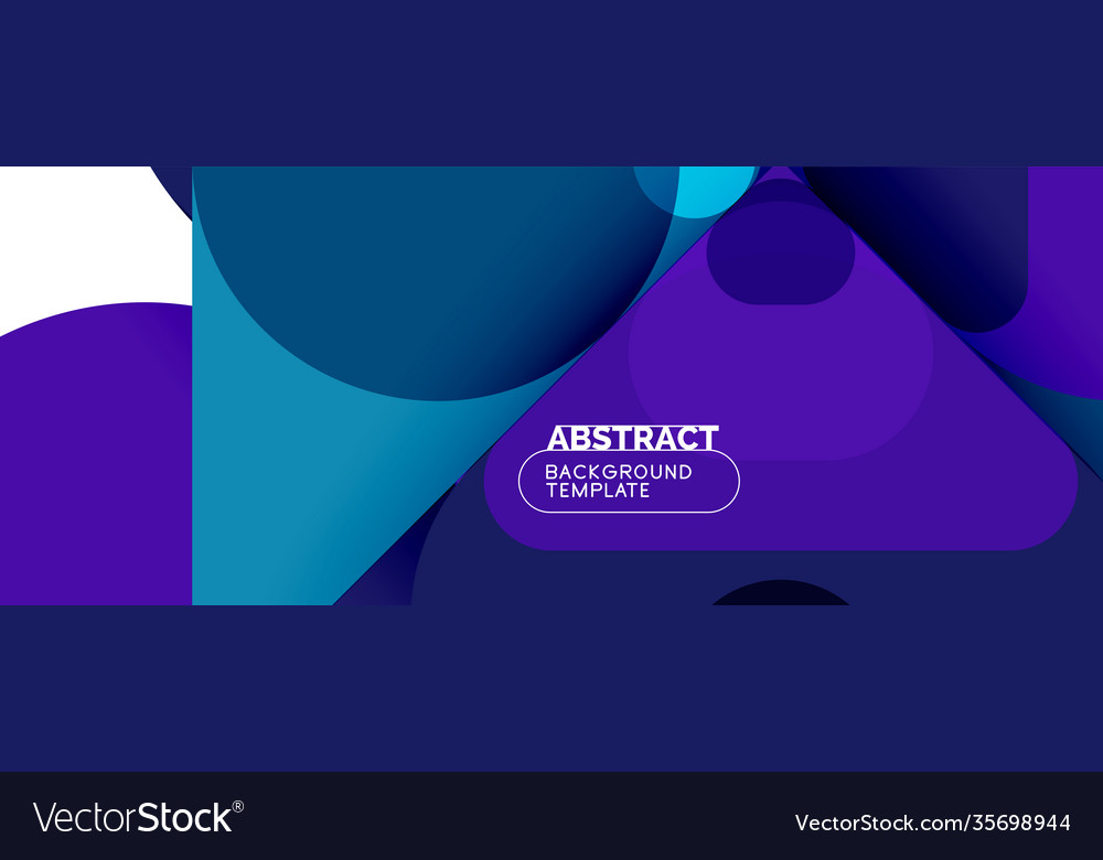 Flat geometric round shapes and dynamic lines
