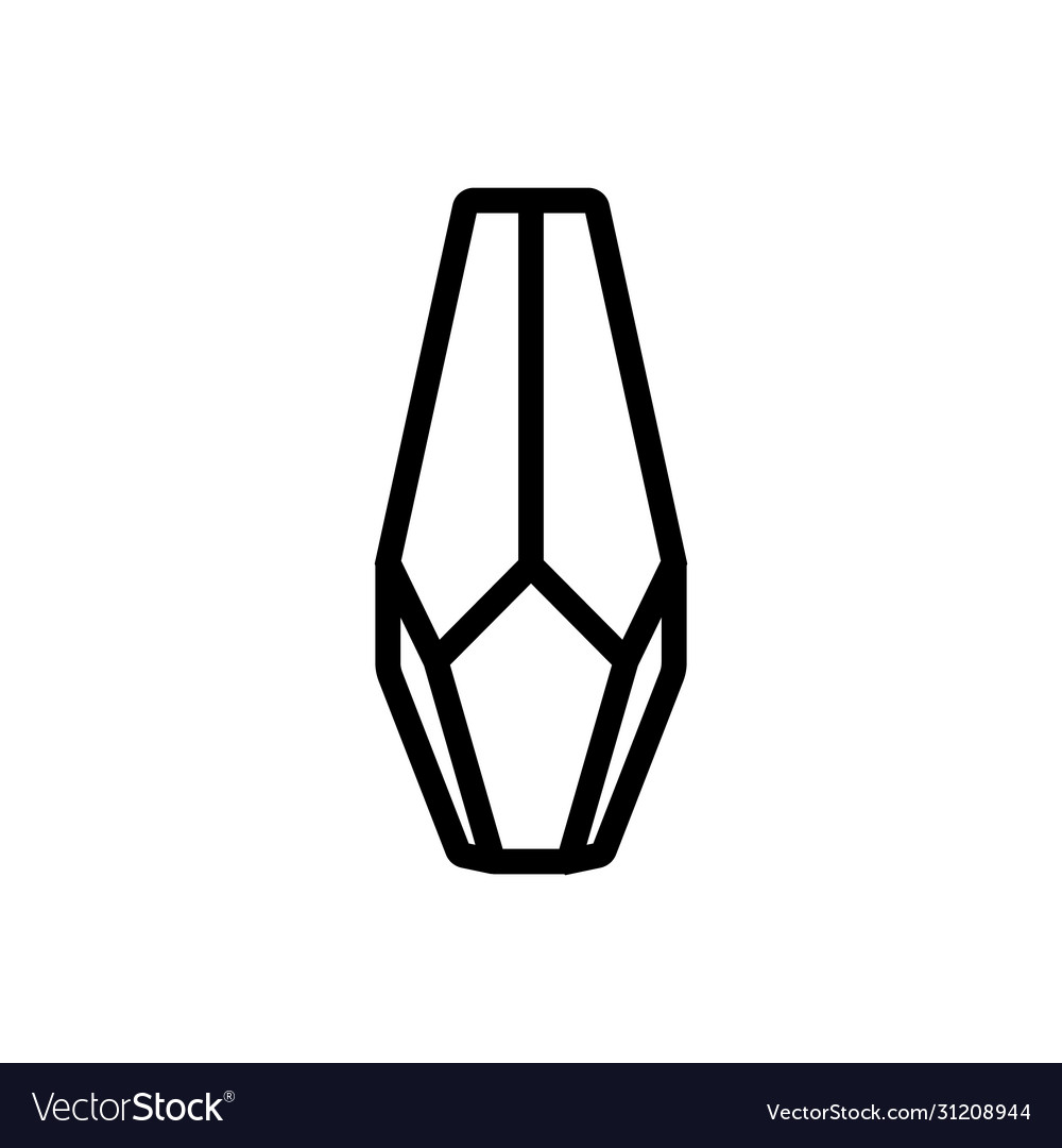 Vanguard flower vase icon outline