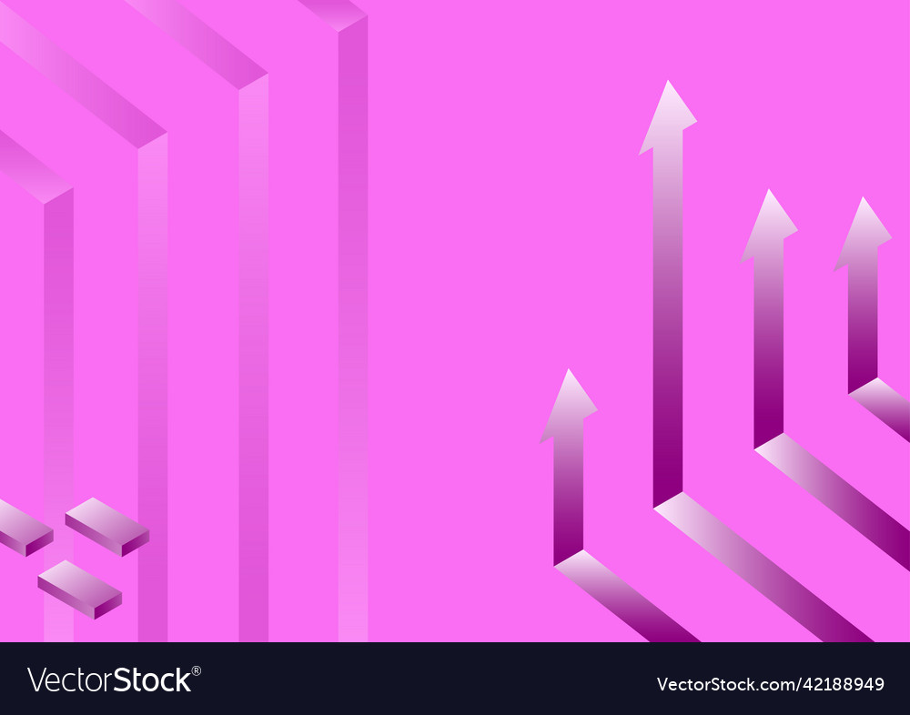 Arrow system pointing upwards symbolizing Vector Image Arrow system pointing upwards symbolizing