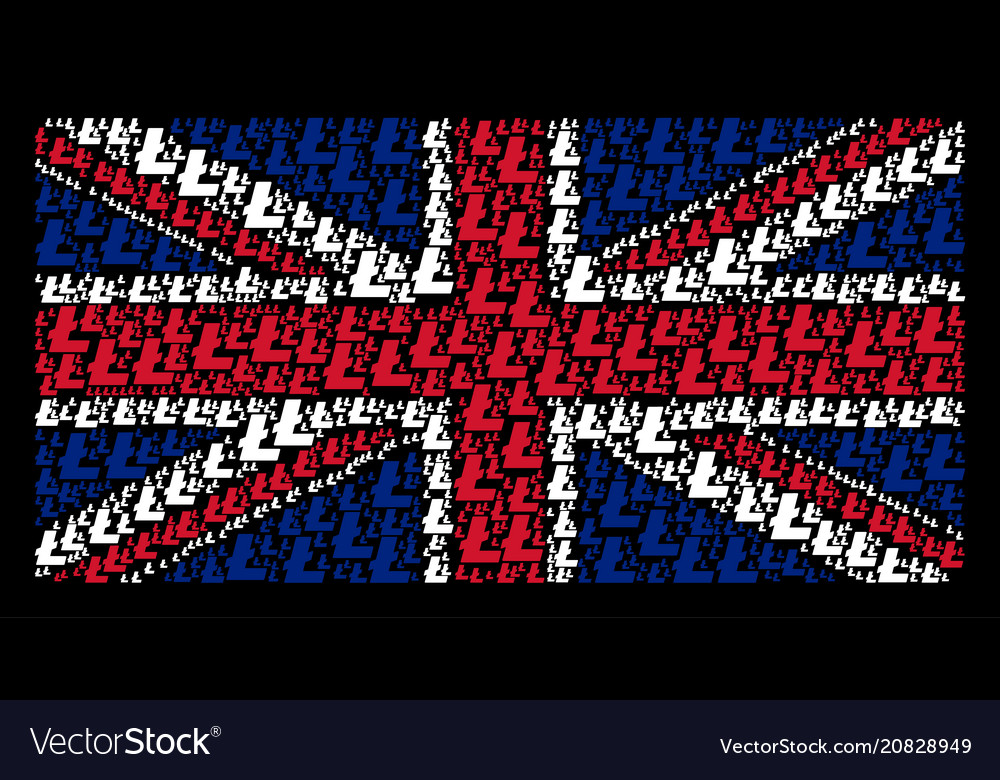 British flag pattern of litecoin items