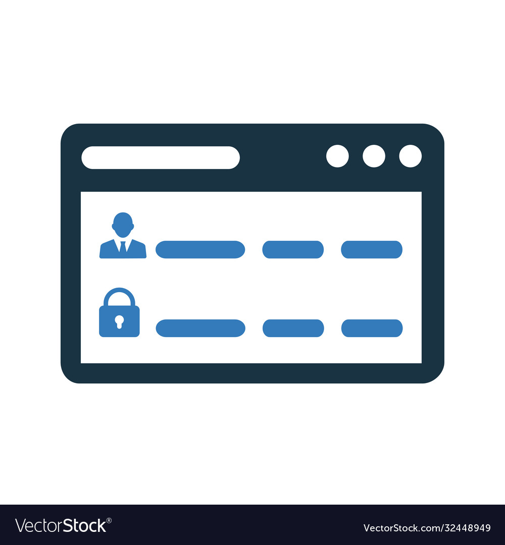 Browser web page icon graphics