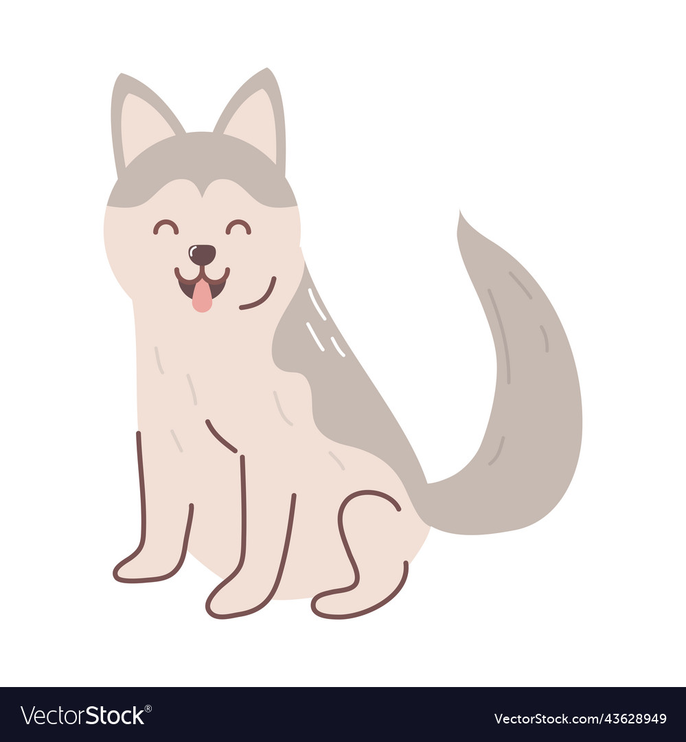 Cute dog icon Royalty Free Vector Image - VectorStock