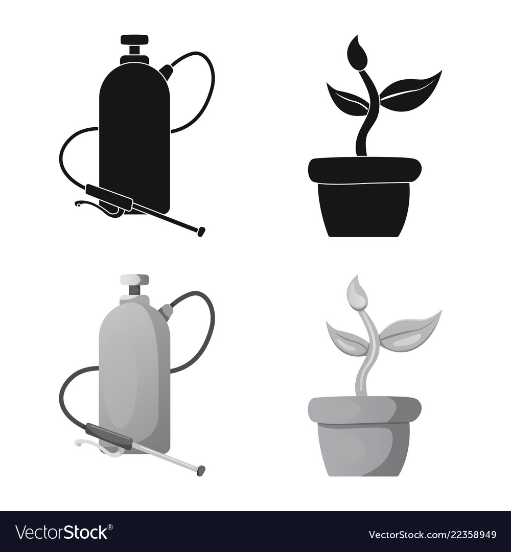 Isolated object of and icon collection