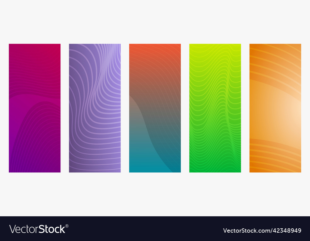 Modern colorful gradient background with wave vector image Modern colorful gradient background with wave