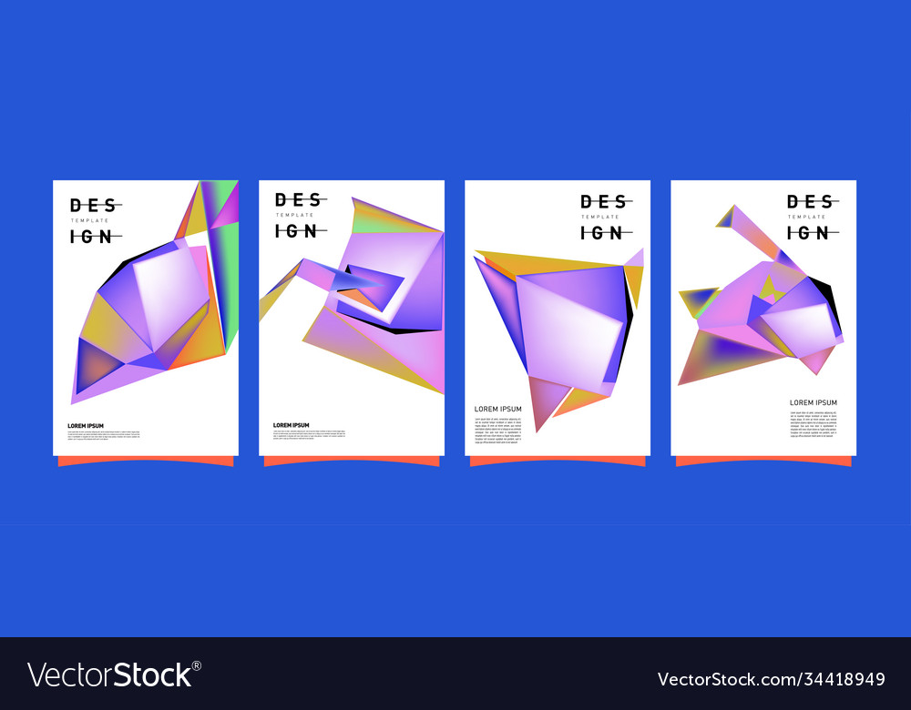 Simple colorful abstract geometric background vector image Simple colorful abstract geometric background