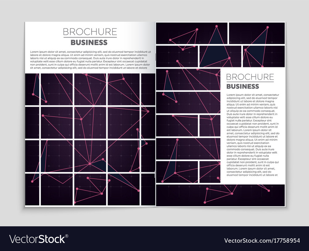 Abstract layout background set for art