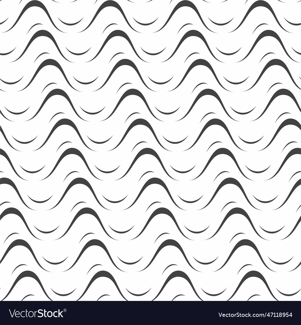 Abstract seamless pattern with waves