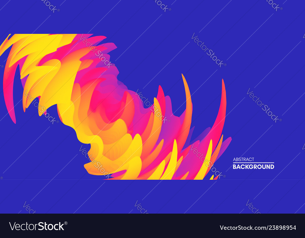 Abstract wavy background with dynamic effect can vector image Abstract wavy background with dynamic effect can