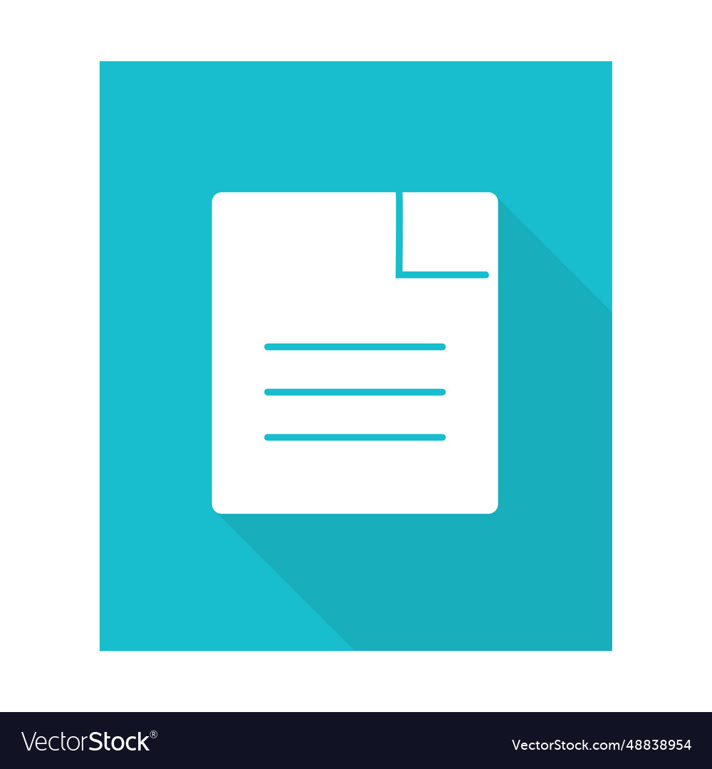 File document sign with background Vector Image File document sign with background