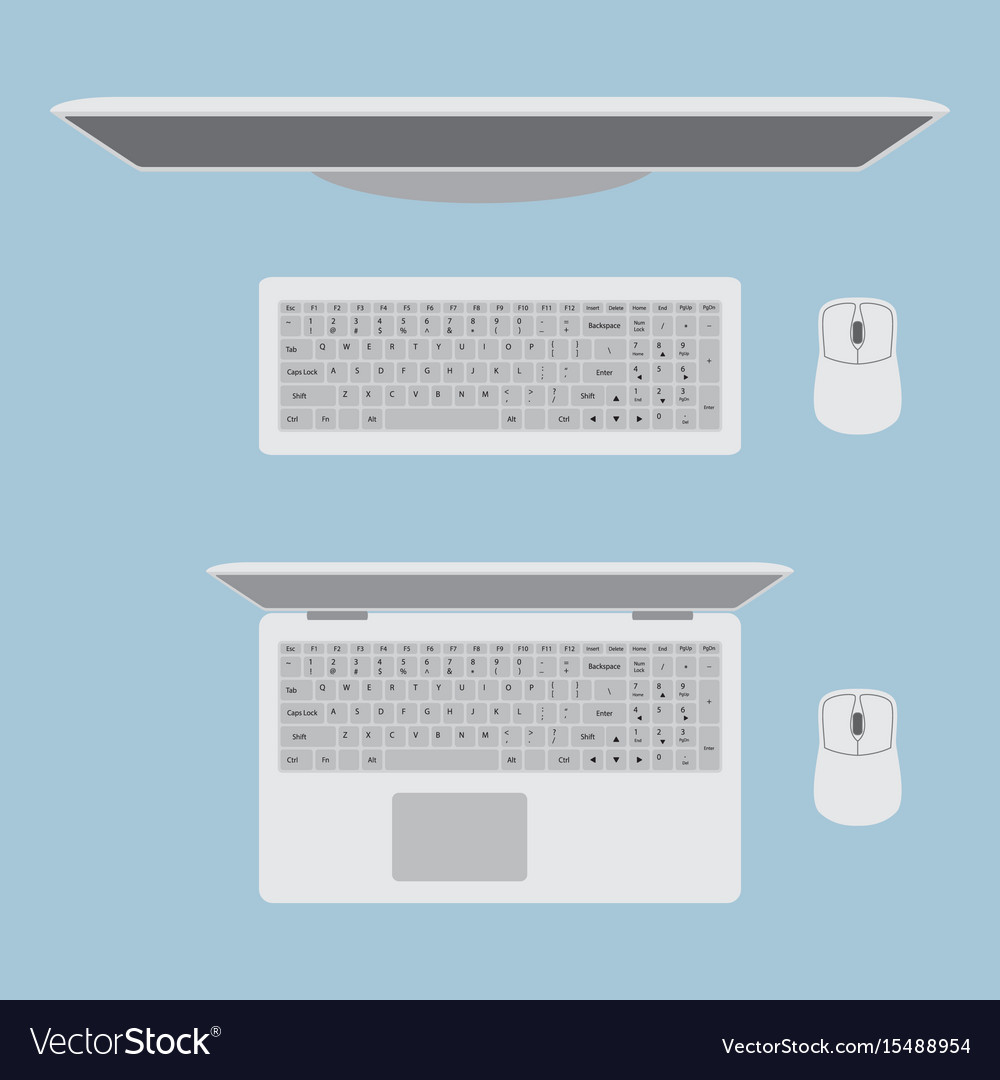 Monitor with keyboard and mouse laptop