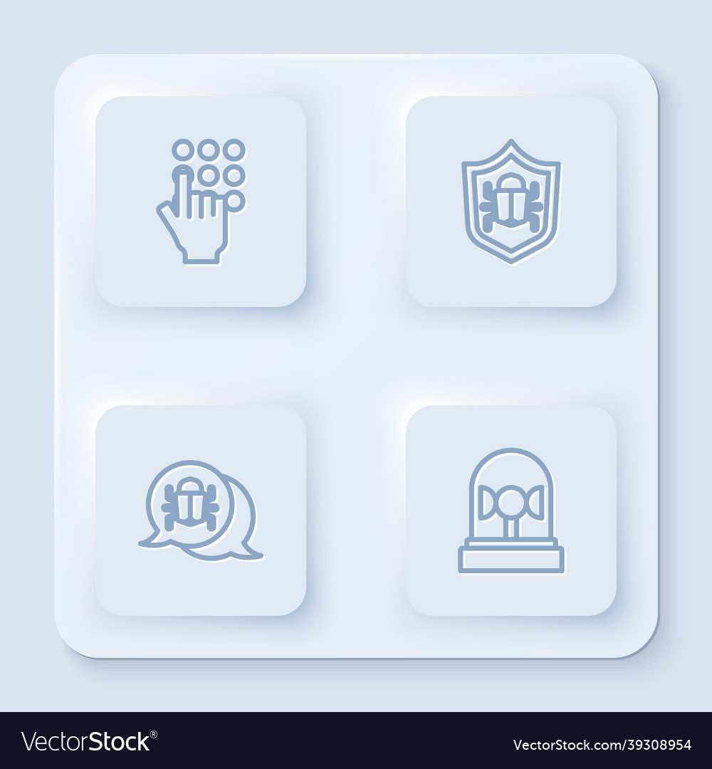 Set line password protection system bug