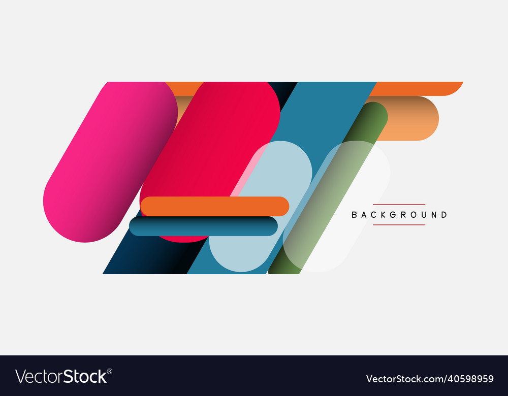 Abstract background round shapes lines