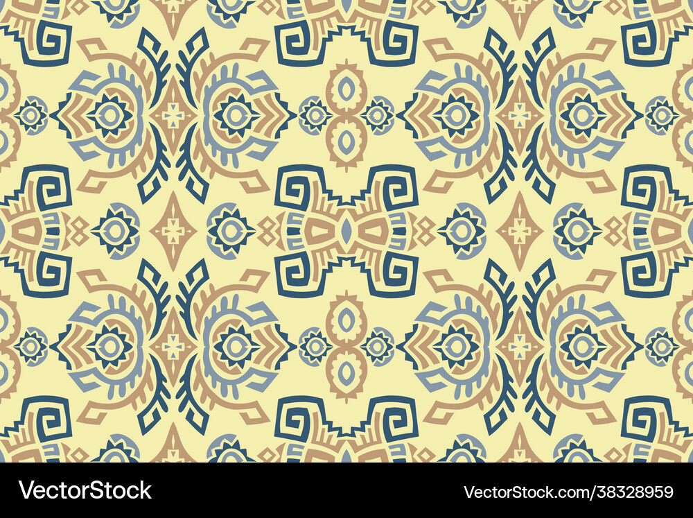 Abstract ethnic style seamless pattern Royalty Free Vector