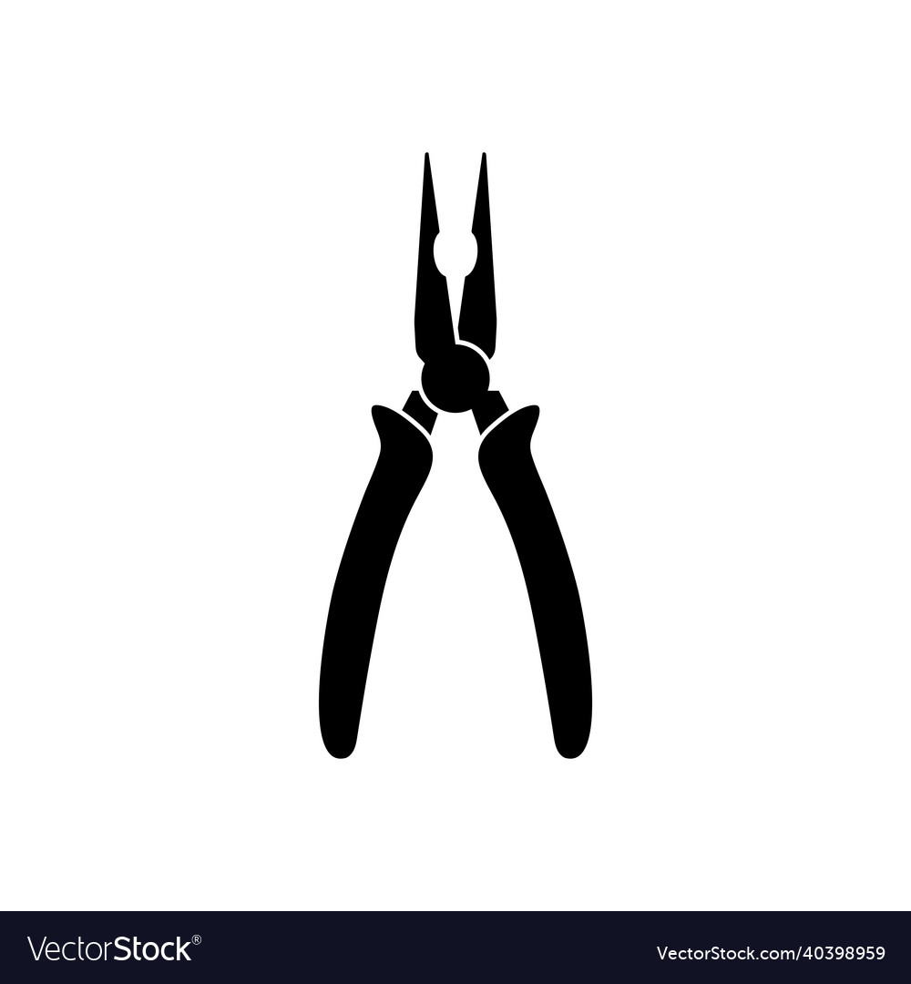 Kombination Zangen Icon Design Template isoliert