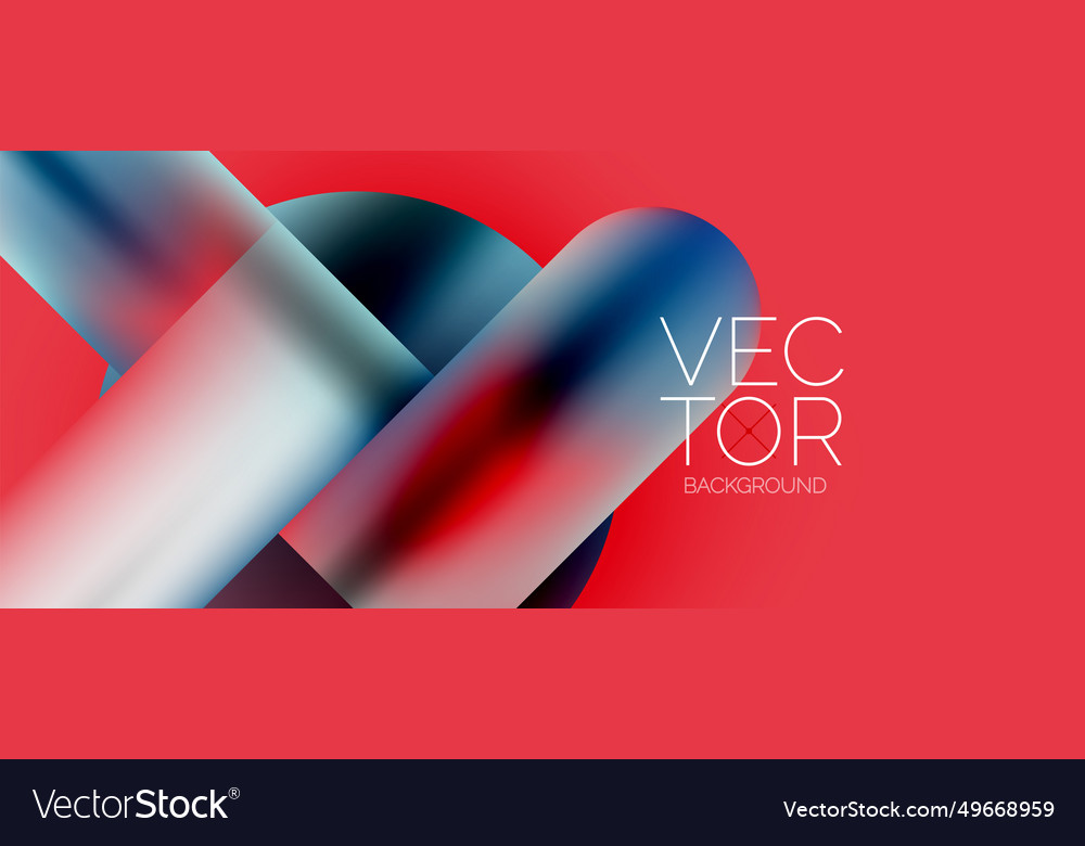 Geometric shapes fluid gradient abstract minimal vector image Geometric shapes fluid gradient abstract minimal