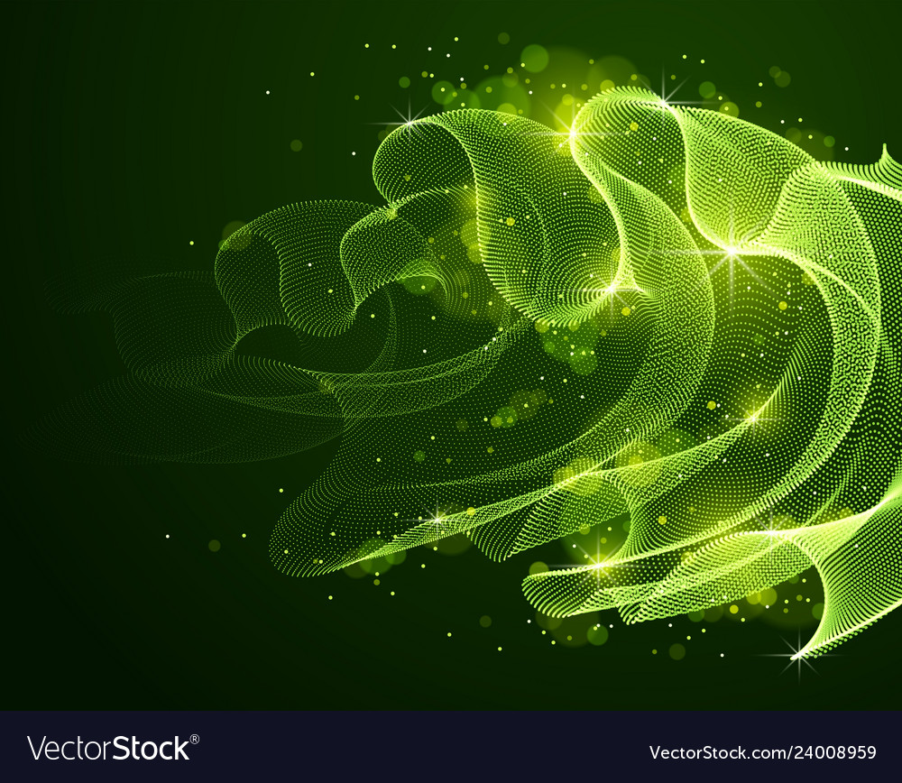Shimmering Particle Flow