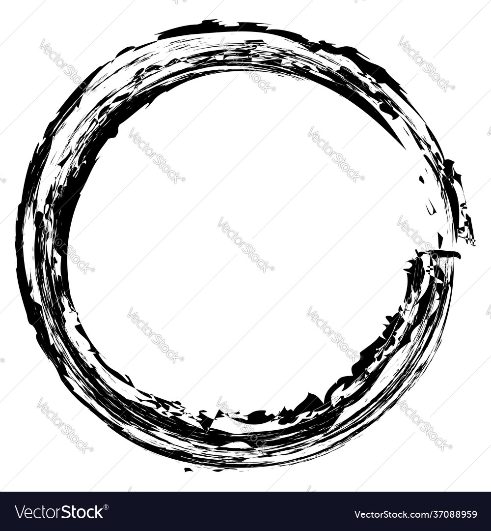 Sketchy scribble grungy circle textured design vector image Sketchy scribble grungy circle textured design