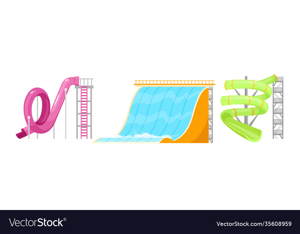 Water amusement park slides pipe tubes