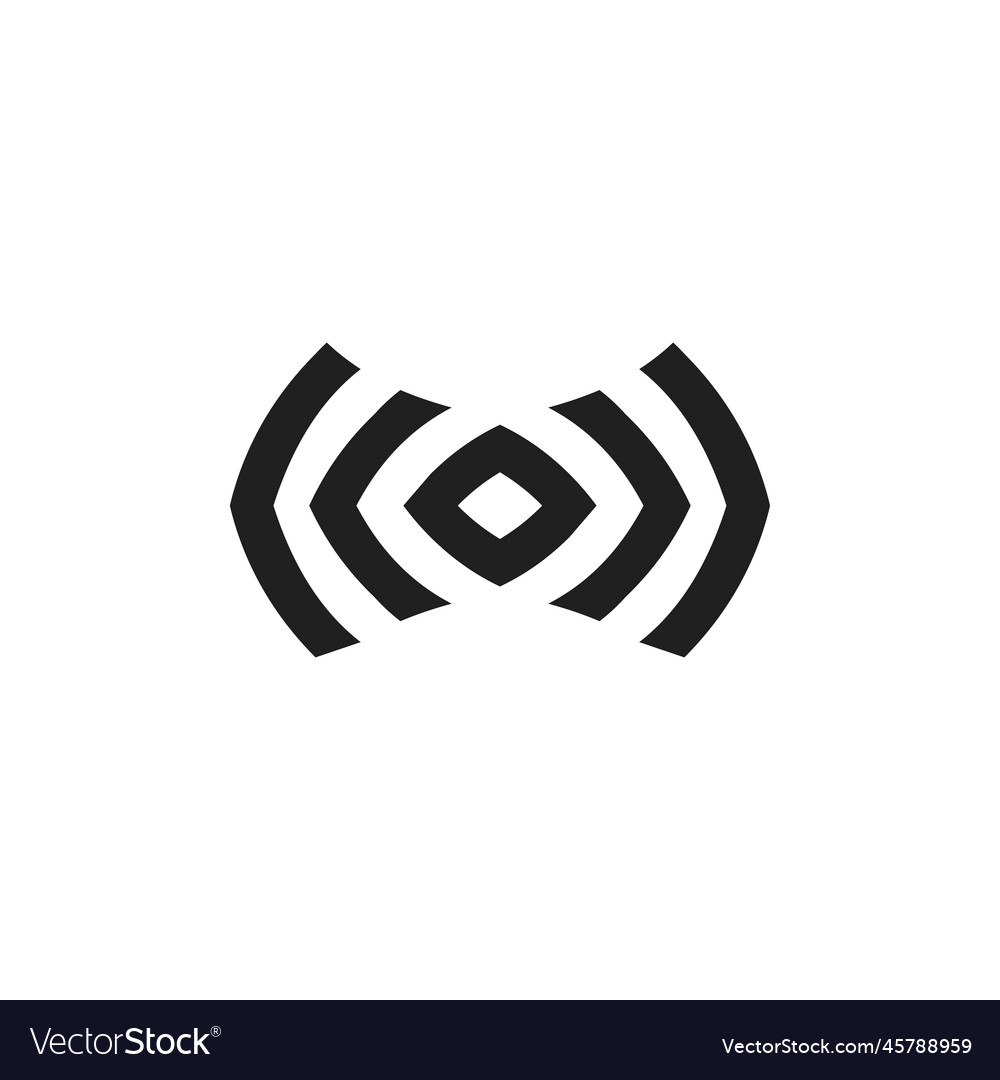 Wireless icon simple style data server company