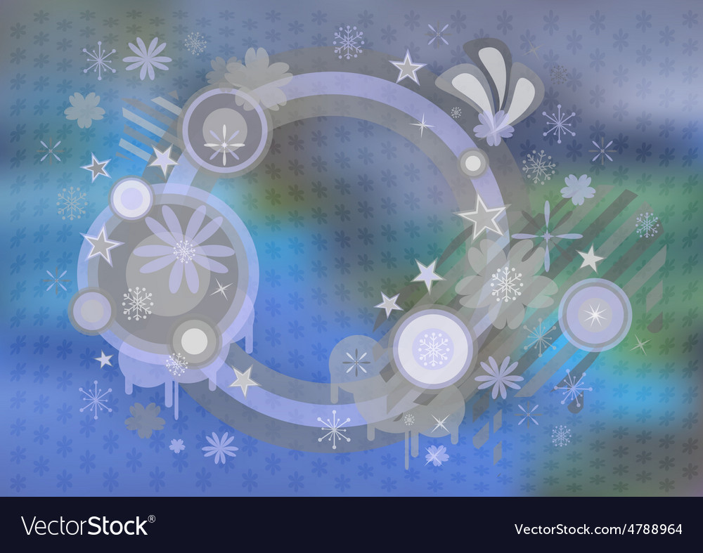 Abstract frame with background