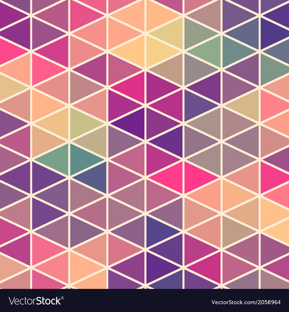 Colorful Geometric Mosaic Pattern