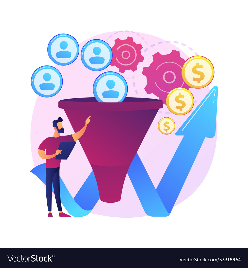 Conversion rate optimization abstract concept vector image Conversion rate optimization abstract concept