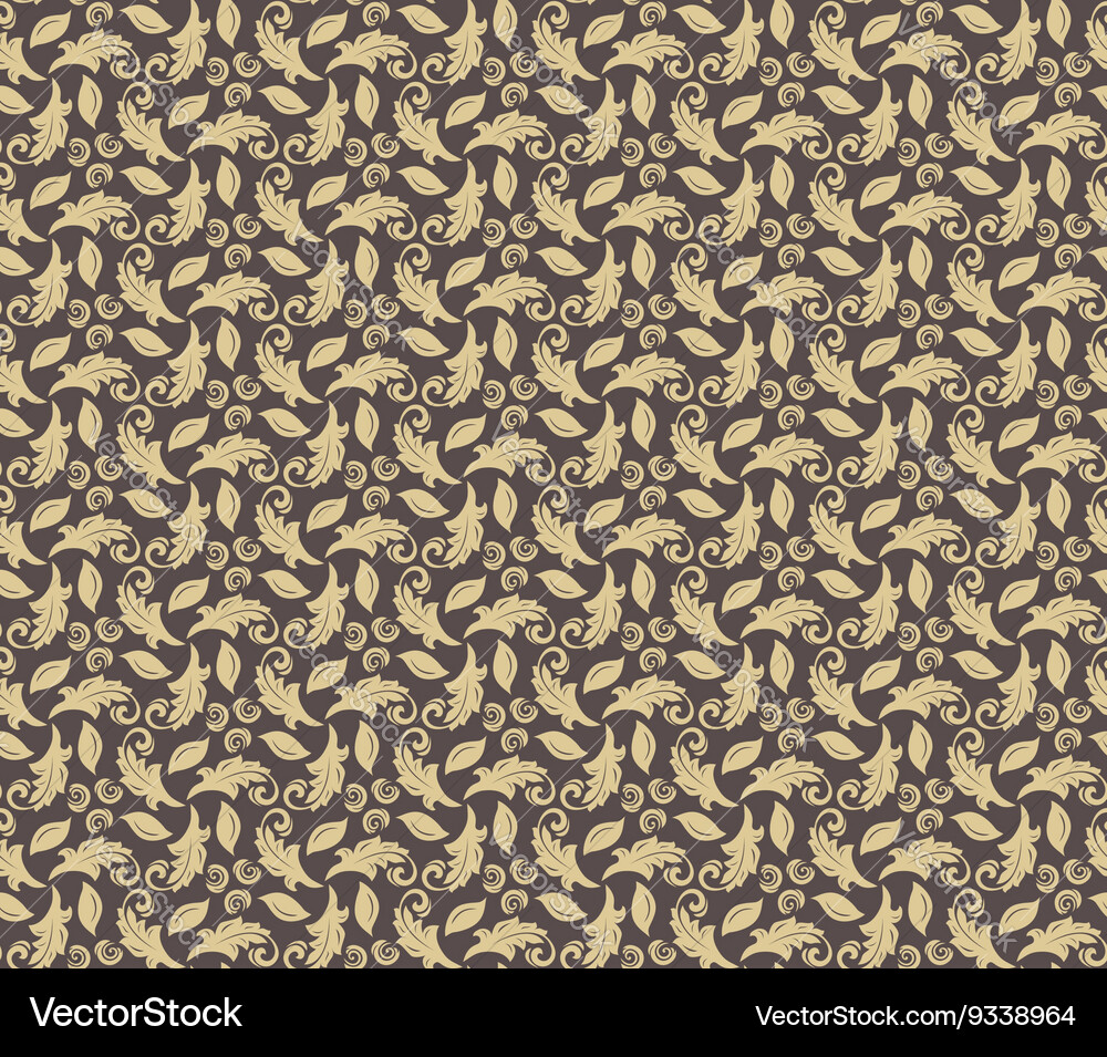 Floral fine seamless pattern Royalty Free Vector Image