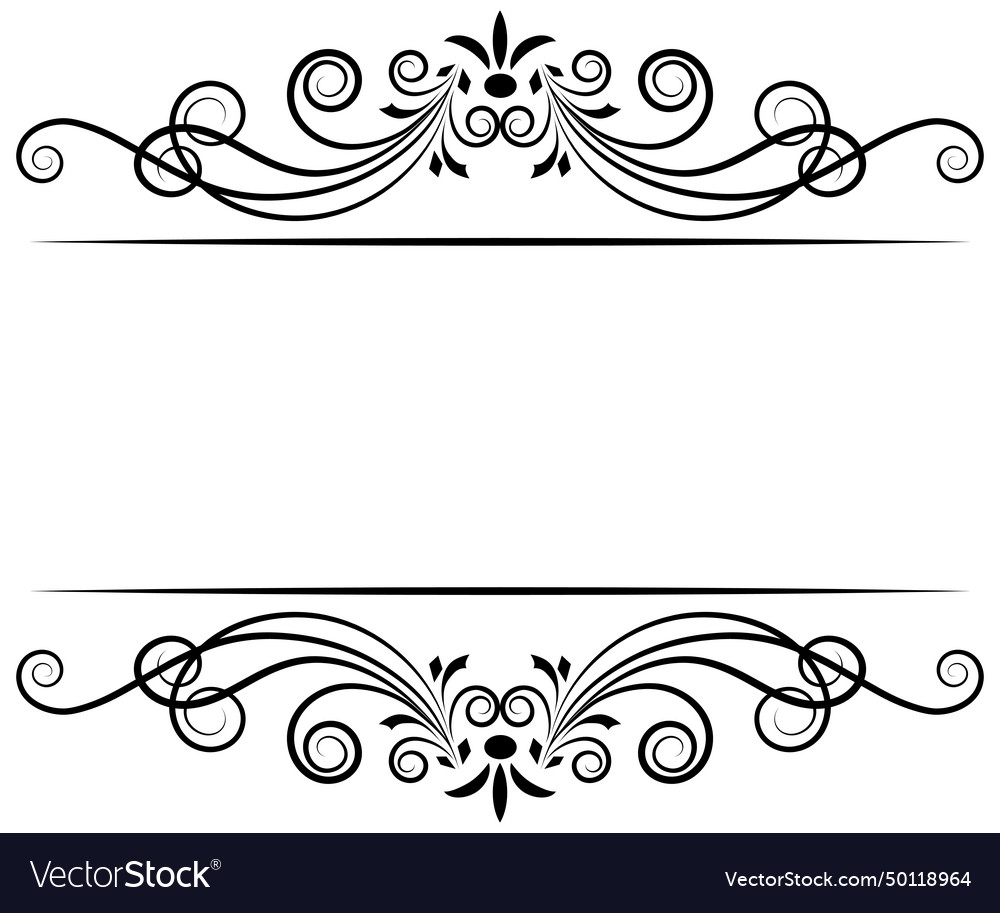 Frame and vignette for design template Royalty Free Vector