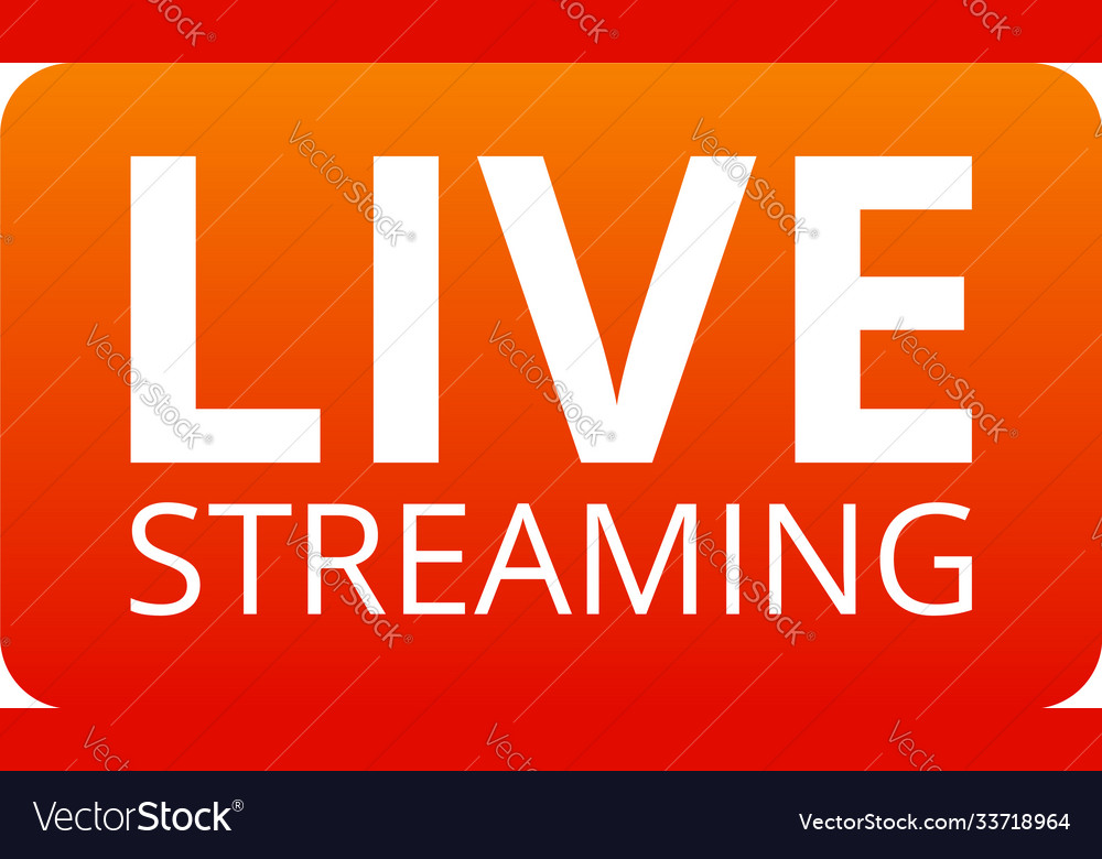 Online video live icon cartoon style Royalty Free Vector Online video live icon cartoon style Royalty Free Vector