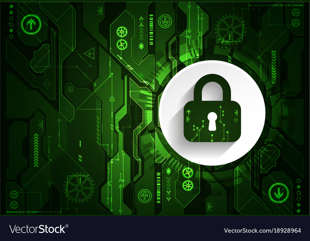 Protection concept protect mechanism system Vector Image