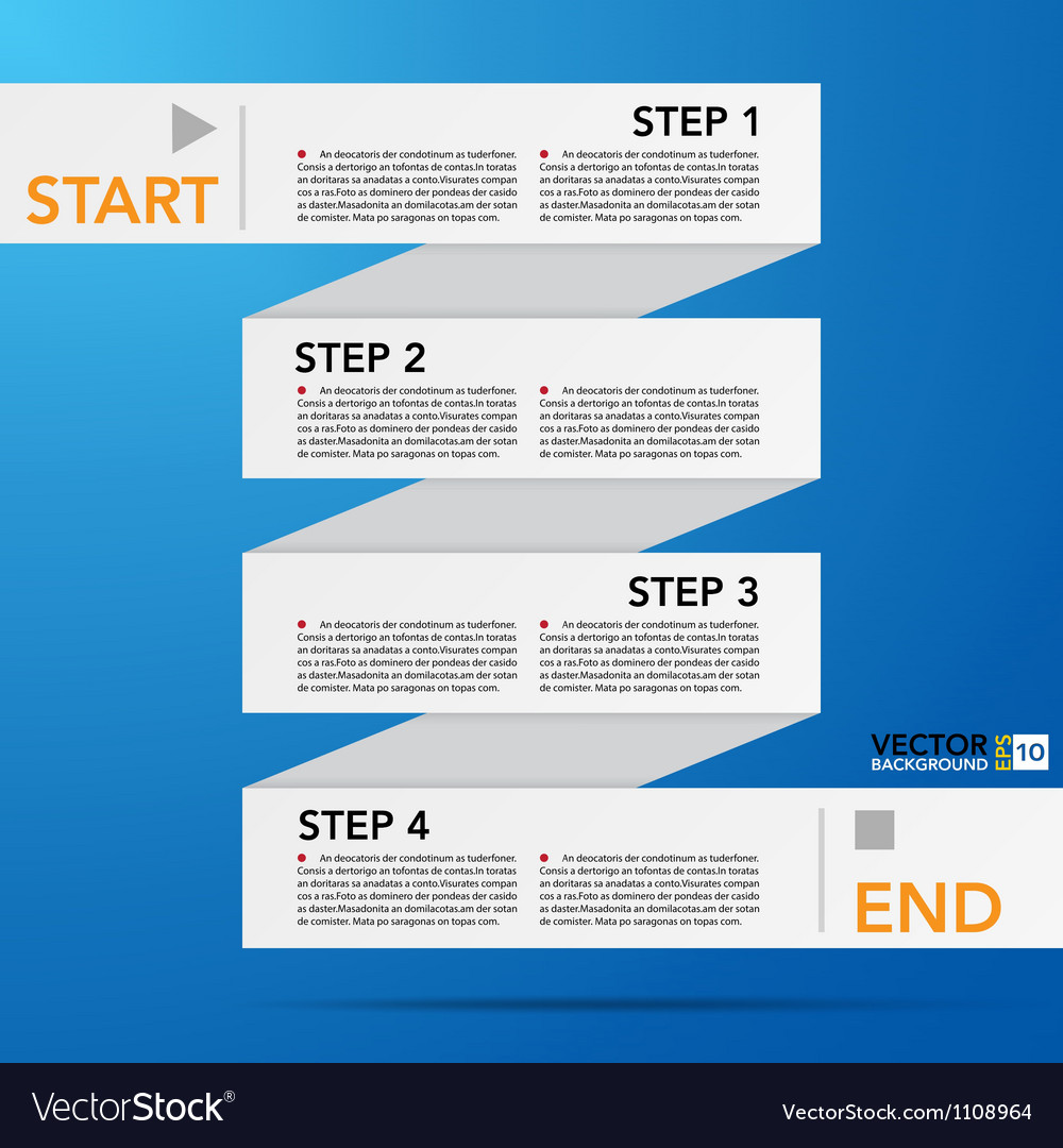 Steps Royalty Free Vector Image - VectorStock