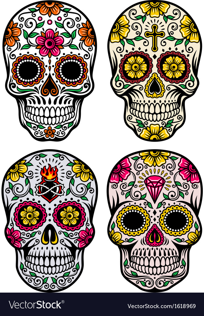 Day of the Dead: What do the colors of the skulls mean?