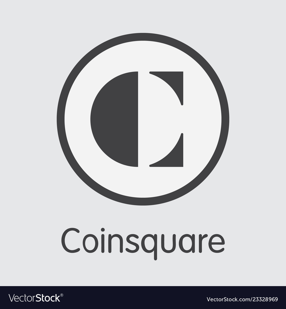 Exchange Coinsquare Copy 2 The Crypto Coins Vector Image