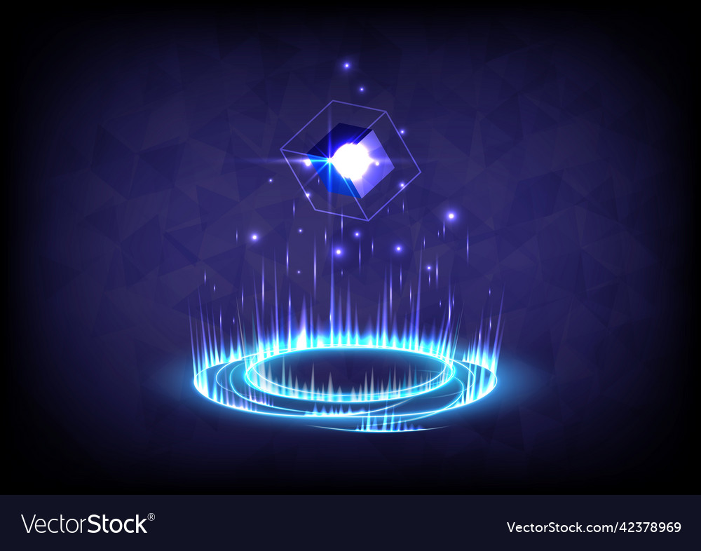 Rays stage for showing gui and ui virtual vector image Rays stage for showing gui and ui virtual