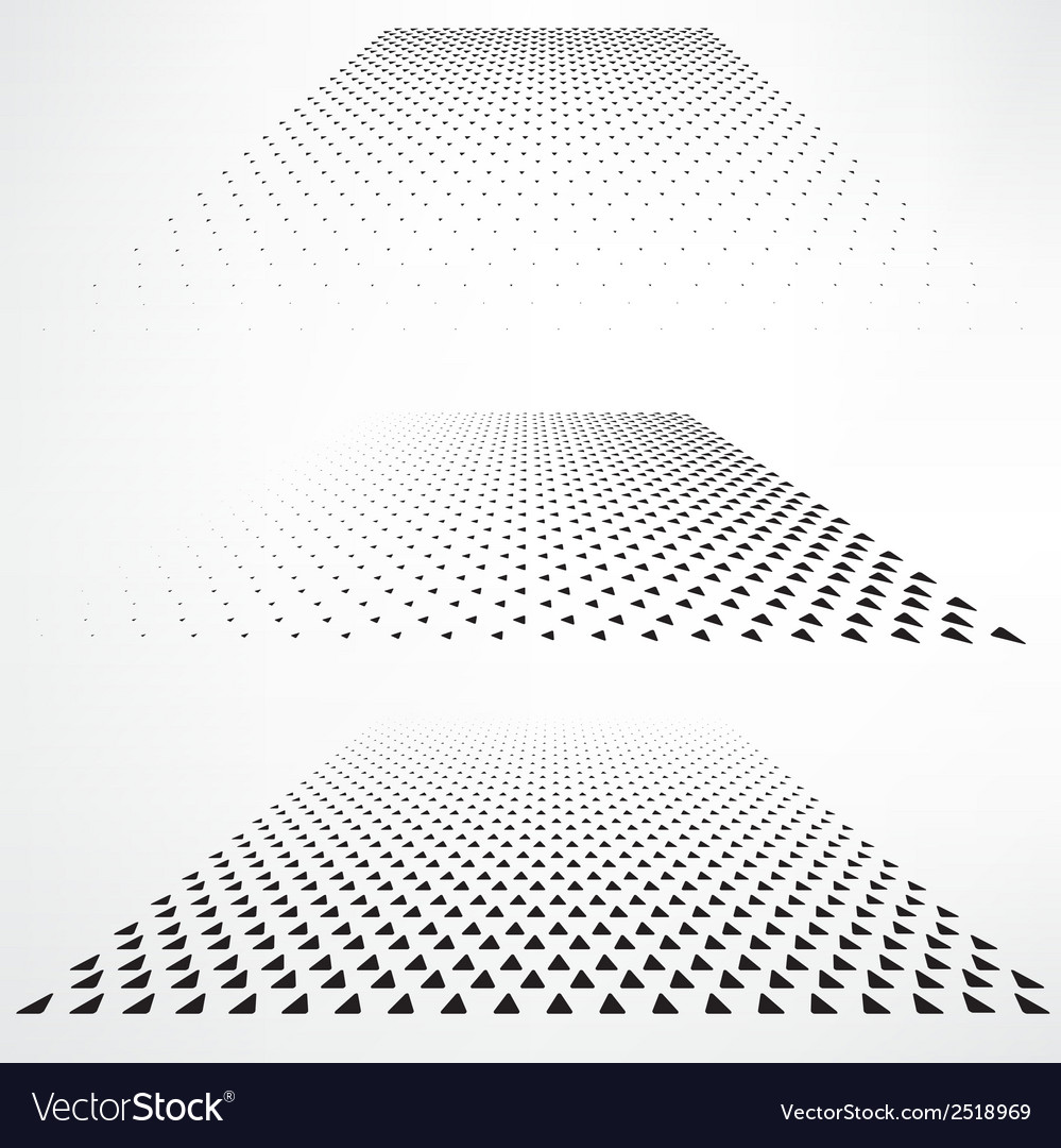 Set of abstract halftone background