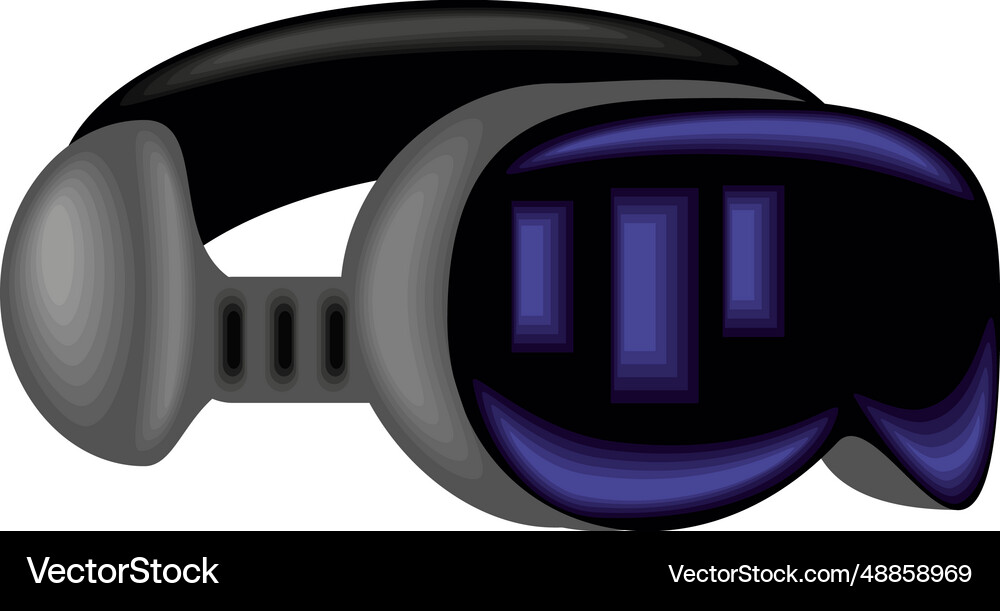 Vr technology accessory Royalty Free Vector Image