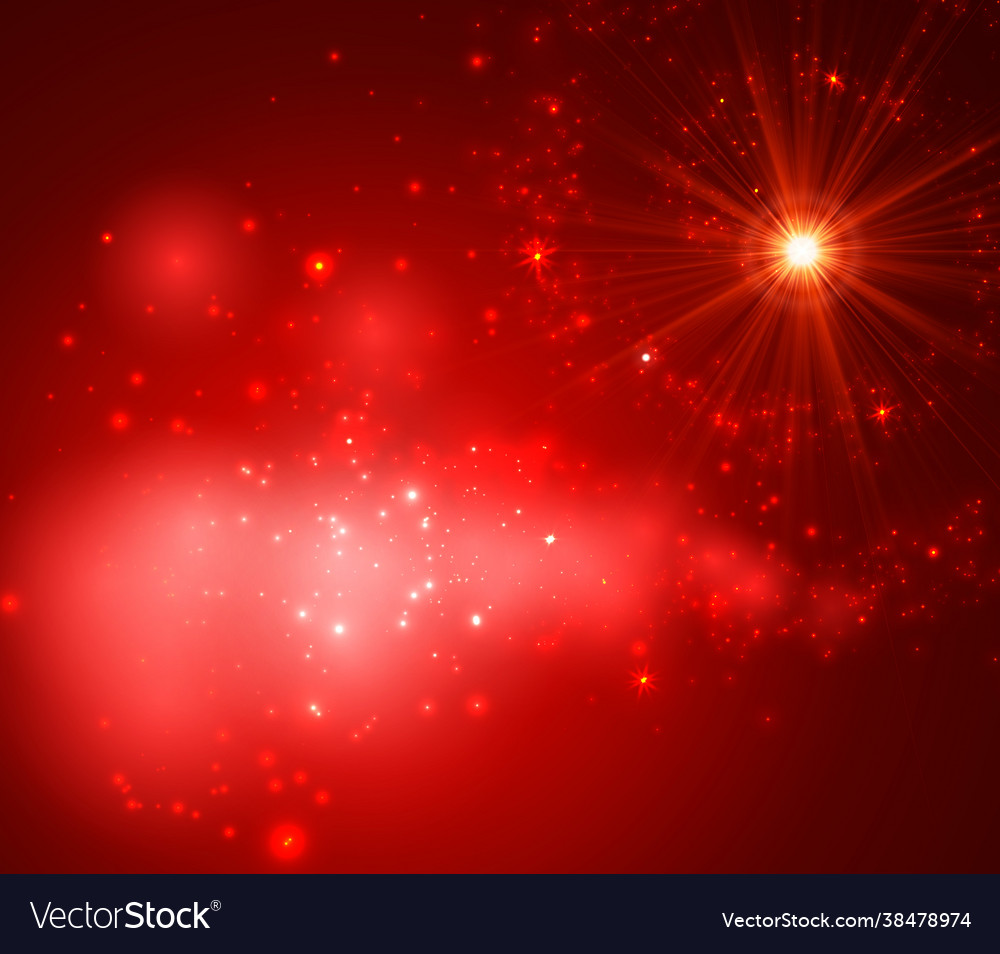 Abstract background with falling star Vector Image Abstract background with falling star