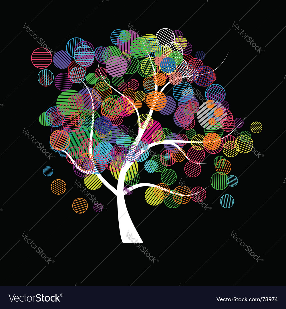 Colorful Abstract Tree