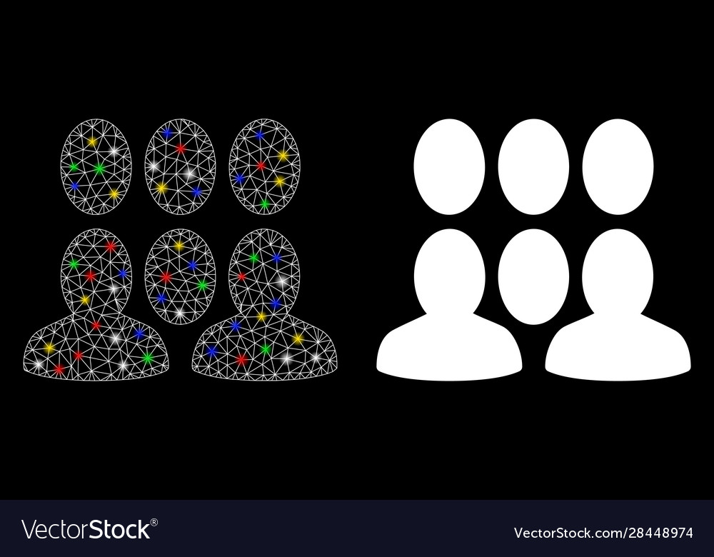 Flare mesh wire frame auditory icon with vector image Flare mesh wire frame auditory icon with