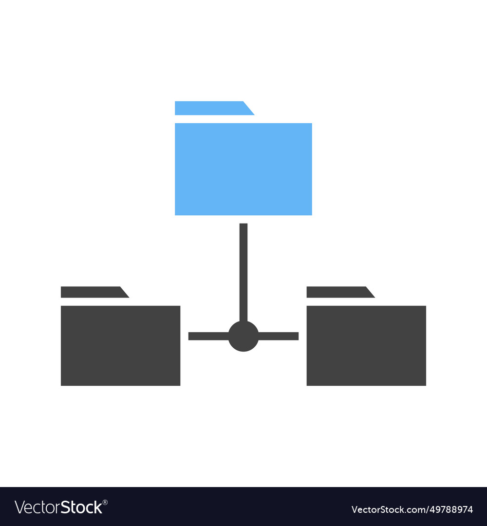 Folders sharing data icon image