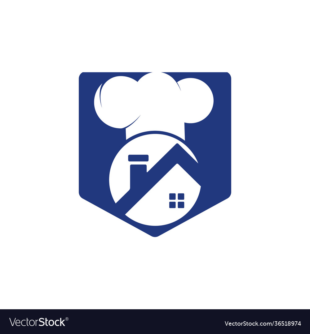 Home chef icon logo design