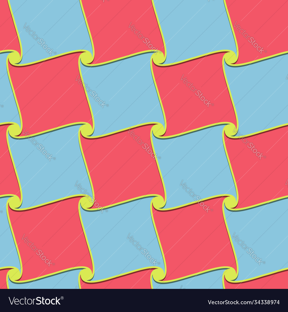 Seamless hand drawn color pattern wavy background vector image Seamless hand drawn color pattern wavy background